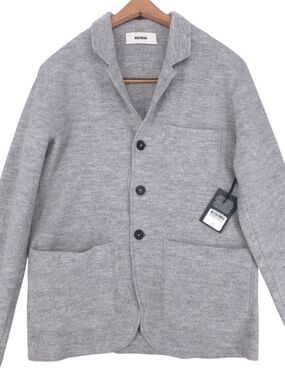 Buck Mason Ash Gray Felted Chore Coat With Tags Preppy Modern Minimalist